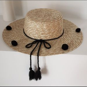 Woven beach hat